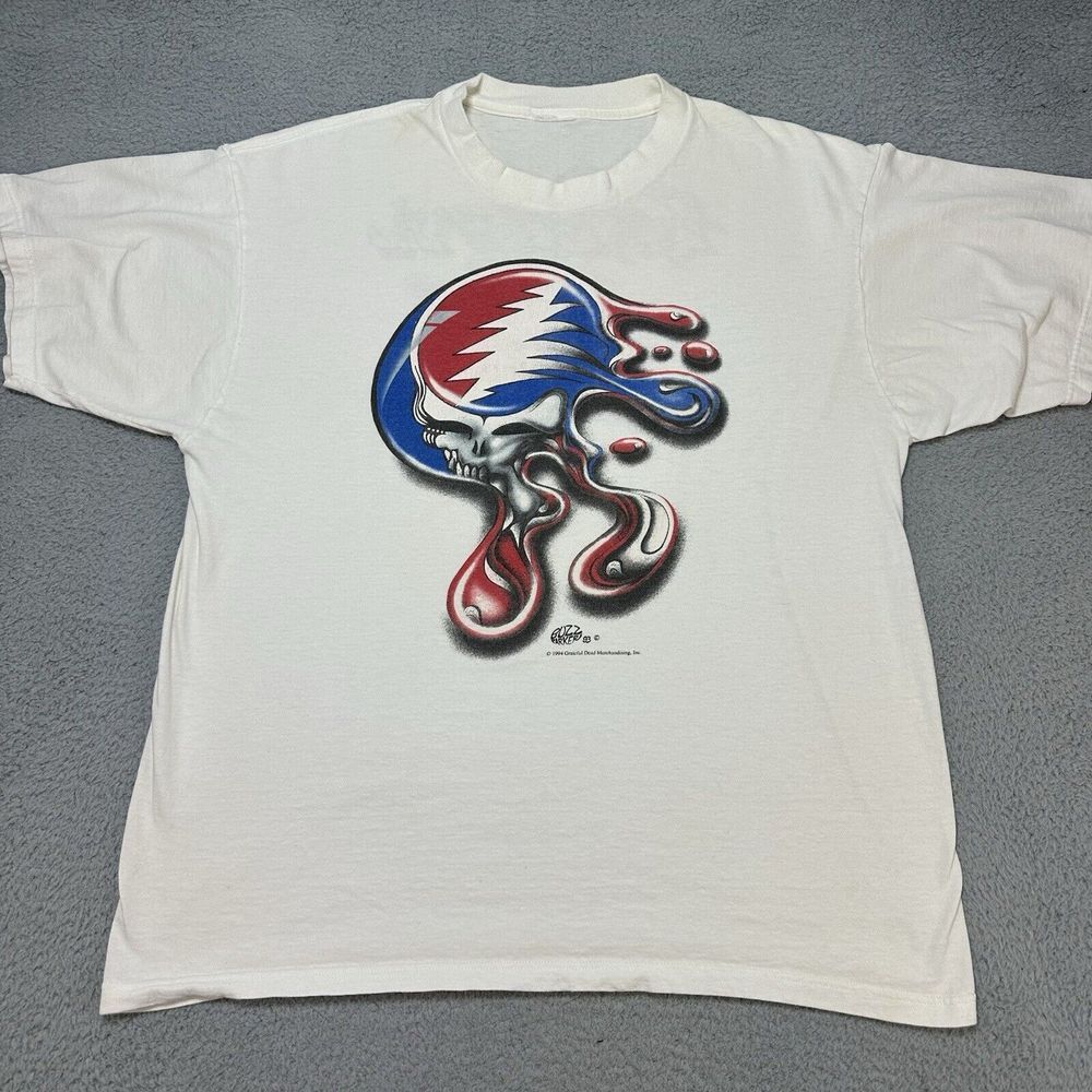 Vintage GRATEFUL DEAD Shirt Buzz Parker Melt Your Face 1994 SYF GDM Single Stitc